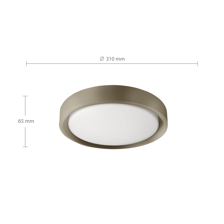 Brilagi - Plafonieră LED MATTEO LED/24W/230V Ø 31 cm taupe