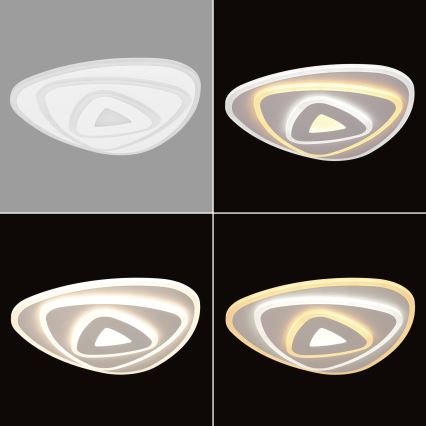 Brilagi - Plafonieră LED dimabilă MODERN MINI LED/45W/230V 3000-6000K 30x30 cm + telecomandă