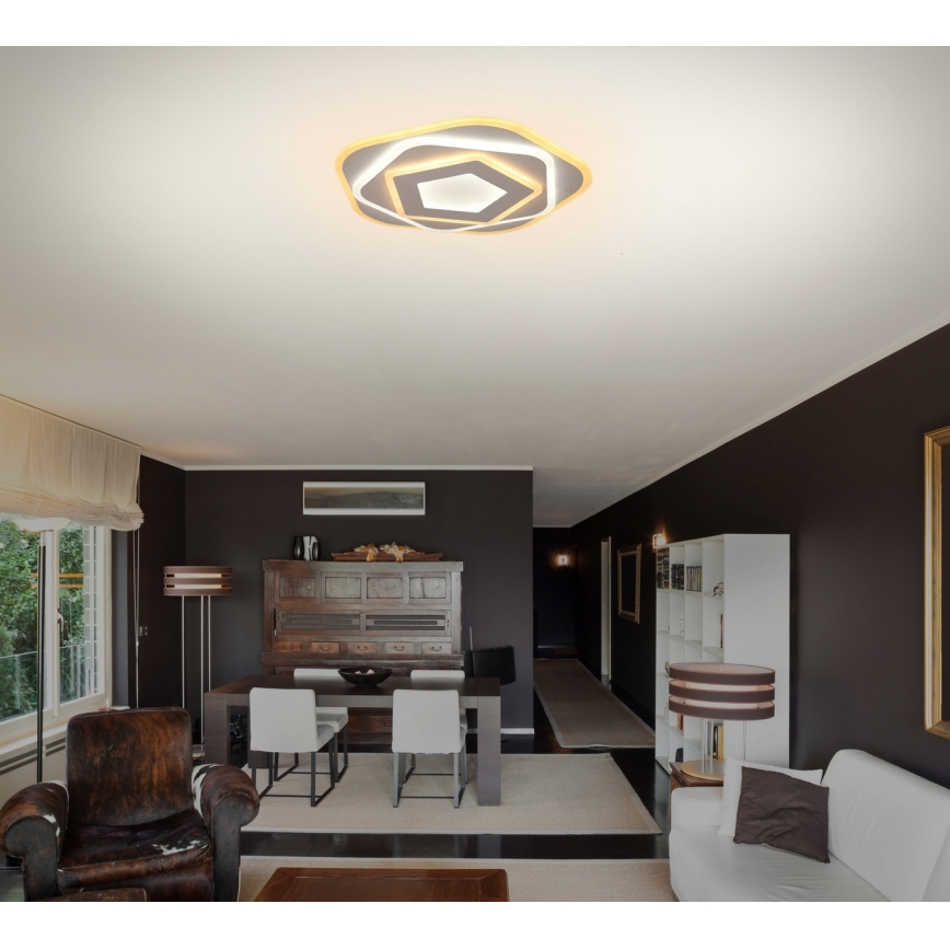 Brilagi - Plafonier LED dimabil MODERN MINI LED/53W/230V 3000/4000/6000K diametru 30 cm + telecomandă