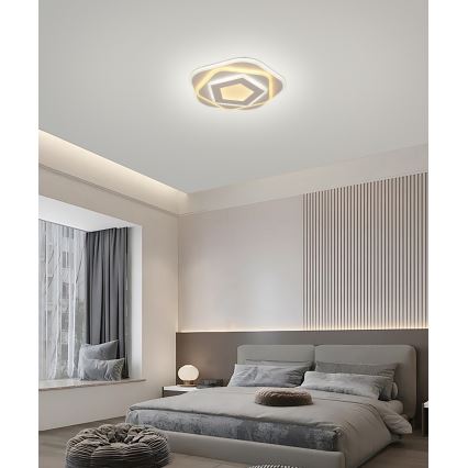 Brilagi - Plafonieră LED dimabilă MODERN MINI LED/53W/230V 3000-6000K Ø 30 cm + telecomandă