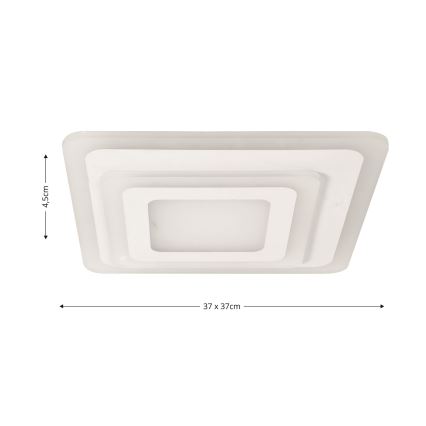 Brilagi - Plafonier LED reglabil MODERN MINI LED/65W/230V 3000/4000/6000K 37x37 cm + telecomandă