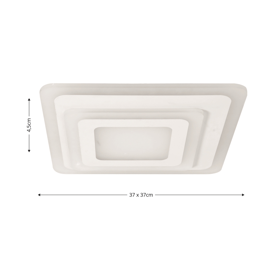 Brilagi - Plafonier LED reglabil MODERN MINI LED/65W/230V 3000/4000/6000K 37x37 cm + telecomandă