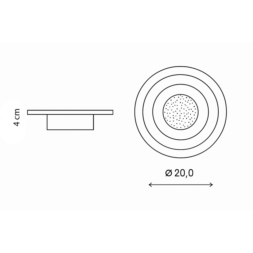 Brilagi - Plafonieră LED MODERN MINI LED/29W/230V 3000/4000/6000K