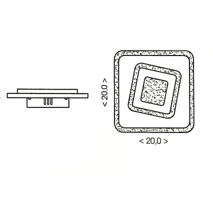 Brilagi - Plafonieră LED Modern Mini LED/32W/230V 3000/4000/6000K