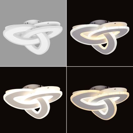 Brilagi - Plafonieră LED dimabilă MODERN MINI LED/49W/230V 3000-6000K 30x30 cm + telecomandă