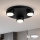 Brilagi - Plafonieră LED MONO 3x GX53/30W/230V, Ø 30 cm, negru