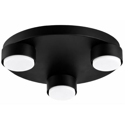 Brilagi - Plafonieră LED MONO 3x GX53/30W/230V, Ø 30 cm, negru