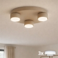 Brilagi - Plafonieră LED MONO, 3xGX53/30W/230V, Ø 30 cm, bej