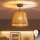 Brilagi - Plafonieră LED montată CERIA BOHO 1xE27/60W/230V Ø 28 cm negru/maro