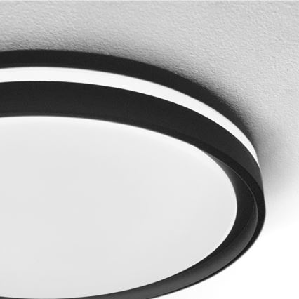Brilagi - Plafonieră LED NAOMI, 24W, 230V, Ø 28,5 cm, negru