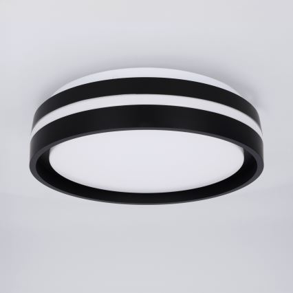 Brilagi - Plafonieră LED NAOMI, 24W, 230V, Ø 28,5 cm, negru