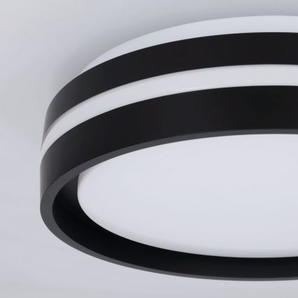 Brilagi - Plafonieră LED NAOMI, 24W, 230V, Ø 28,5 cm, negru