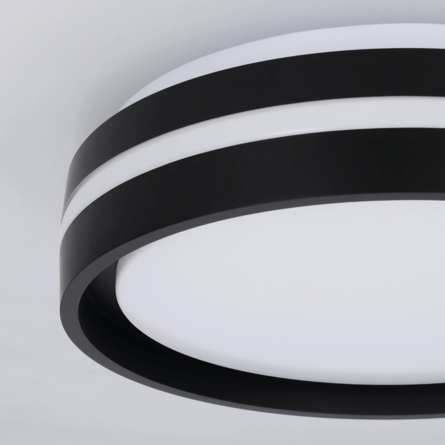 Brilagi - Plafonieră LED NAOMI, 24W, 230V, Ø 28,5 cm, negru