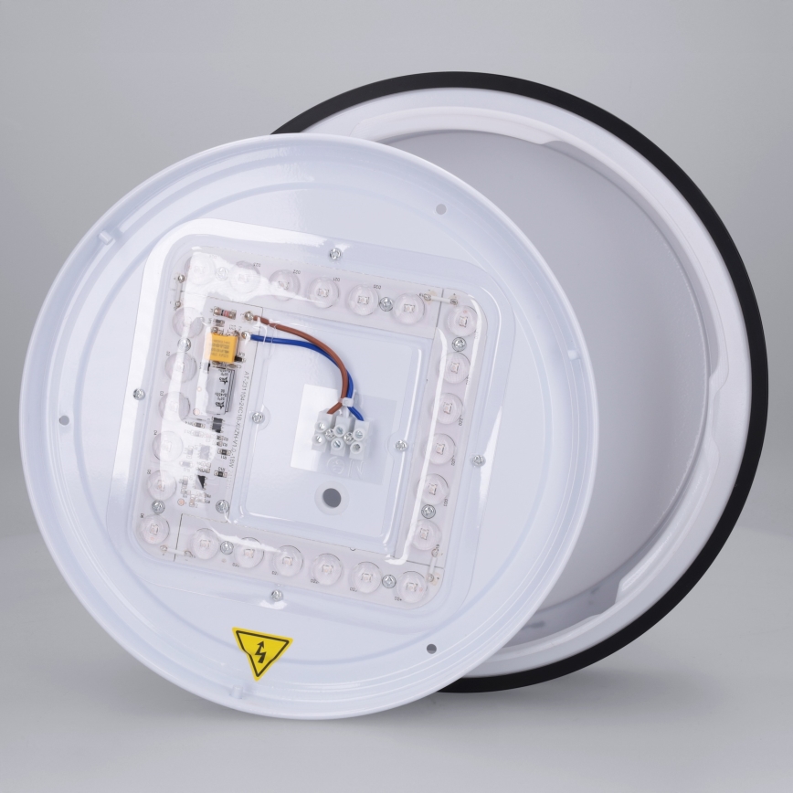 Brilagi - Plafonieră LED NAOMI, 24W, 230V, Ø 28,5 cm, negru