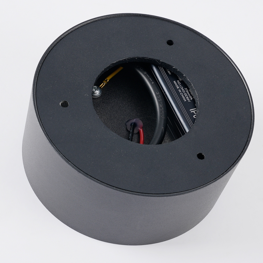 Brilagi - Plafonieră LED FORIS pentru baie, 14W/230V, Ø 12 cm, antracit, IP44