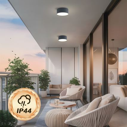 Brilagi - Plafonieră LED pentru baie FORIS LED/20W/230V Ø 15 cm antracit IP44