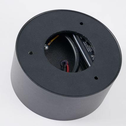 Brilagi - Plafonieră LED pentru baie FORIS, 9W, 230V, diametru 9 cm, antracit, IP44, CRI 90