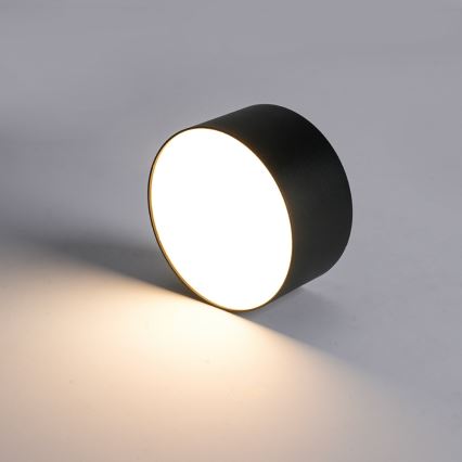 Brilagi - Plafonieră LED pentru baie FORIS LED/9W/230V Ø 9 cm, negru, IP44