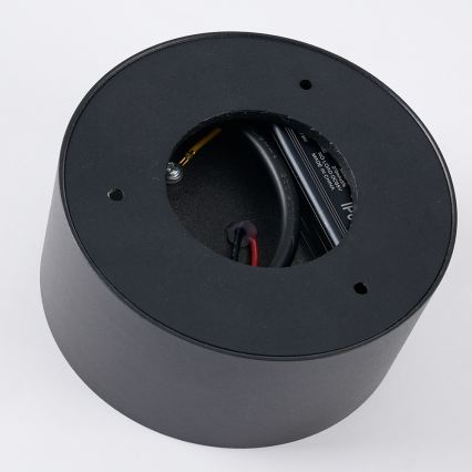 Brilagi - Plafonieră LED pentru baie FORIS LED/9W/230V Ø 9 cm, negru, IP44