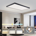 Brilagi Plafonieră LED pentru baie FRAME, 96 W, 230 V, 120 x 60 cm, 3000/4000/6000 K, IP44, negru