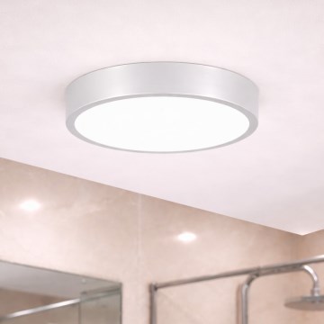 Brilagi - Plafonieră LED pentru baie POOL, 24W, 230V, 3000/4000/5500K, Ø 30 cm, IP54, albă
