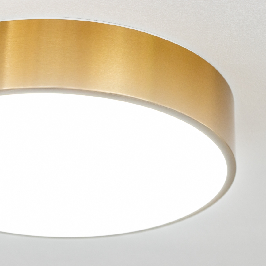 Brilagi - Plafonieră LED pentru baie POOL, 24W, 230V, 3000/4000/5500 K, Ø 30 cm, IP54, bronz