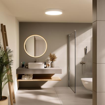 Brilagi - Plafonieră LED pentru baie POOL LED/36W/230V 3000/4000/5500K Ø 40 cm IP54 albă