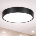 Brilagi - Plafonieră LED pentru baie POOL, 36W, 230V, 3000/4000/5500K, Ø 40 cm, IP54, negru