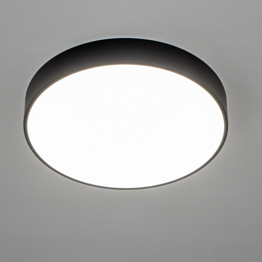 Brilagi - Plafonieră LED pentru baie POOL LED/36W/230V 3000/4000/5500K Ø 40 cm IP54 neagră