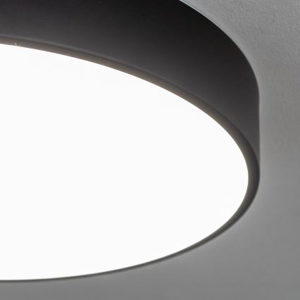 Brilagi - Plafonieră LED pentru baie POOL LED/36W/230V 3000/4000/5500K Ø 40 cm IP54 neagră