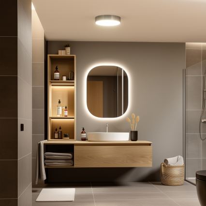 Brilagi - Plafonieră LED pentru baie POOL LED/24W/230V 3000/4000/5500K Ø 30 cm IP54 alamă