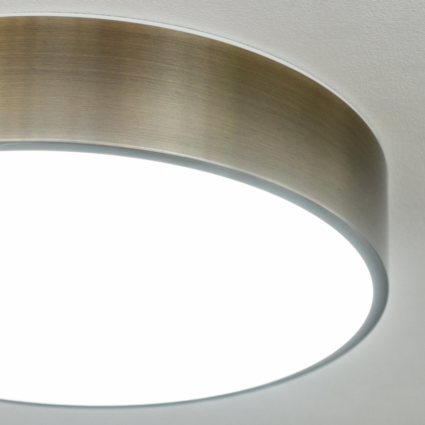 Brilagi - Plafonieră LED pentru baie POOL LED/24W/230V 3000/4000/5500K Ø 30 cm IP54 alamă