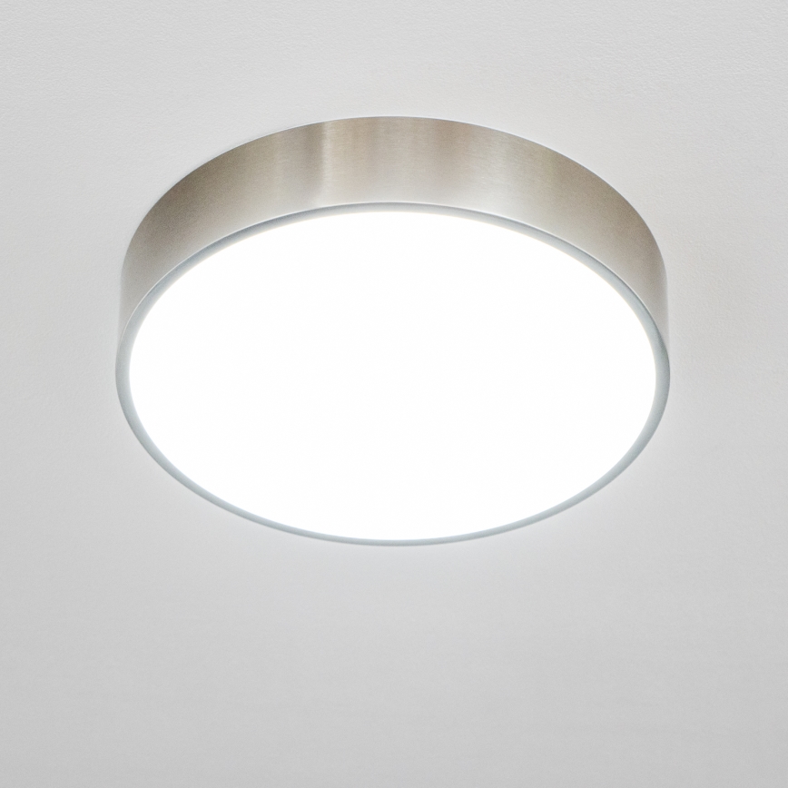 Brilagi - Plafonieră LED pentru baie POOL, 24 W, 230 V, 3000/4000/5500 K, Ø 30 cm, IP54, crom mat