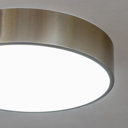 Brilagi - Plafonieră LED pentru baie POOL, 24 W, 230 V, 3000/4000/5500 K, Ø 30 cm, IP54, crom mat