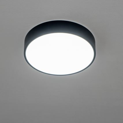 Brilagi - Plafonieră LED pentru baie POOL, 24 W, 230 V, 3000/4000/5500 K, diametru 30 cm, IP54, neagră