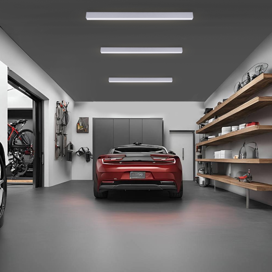 Brilagi - Plafonieră LED pentru baie SLEEKLINE LED/40W/230V 3000/4500/6000K argintie IP44