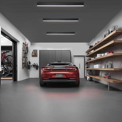 Brilagi - Plafonieră LED pentru baie SLEEKLINE LED/40W/230V 3000/4500/6000K neagră IP44