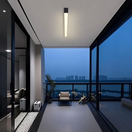 Brilagi - Plafonieră LED pentru baie SLEEKLINE LED/40W/230V 3000/4500/6000K neagră IP44