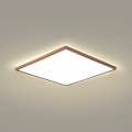 Brilagi - Plafonieră LED pentru baie Ultra Slim, 24 W, 230 V, 42 x 42 cm, auriu roz, IP54