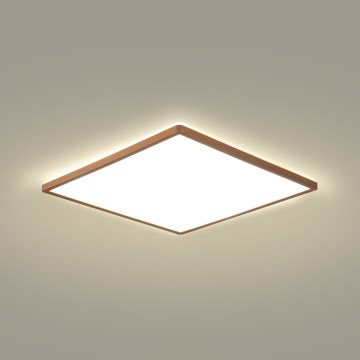 Brilagi - Plafonieră LED pentru baie Ultra Slim, 24 W, 230 V, 42 x 42 cm, auriu roz, IP54