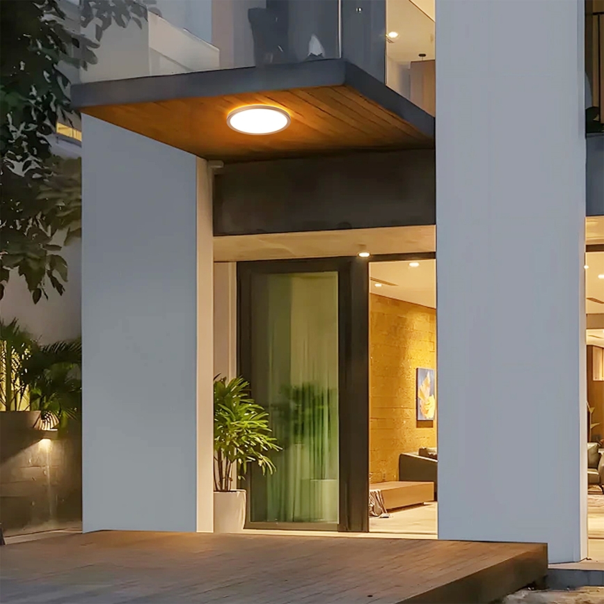 Brilagi - Lampă LED de tavan pentru baie ULTRA SLIM LED/12W/230V Ø22,5 cm aur roz IP54