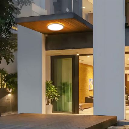 Brilagi - Plafonieră LED pentru baie ULTRA SLIM, 24W/230V, Ø 42 cm, aur roz, IP54