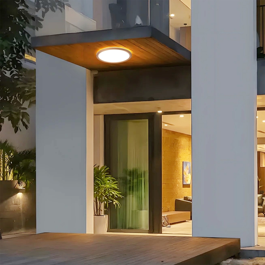 Brilagi - Plafonieră LED pentru baie ULTRA SLIM, 24W/230V, Ø 42 cm, aur roz, IP54