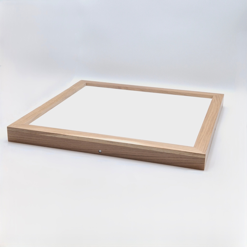 Brilagi - Plafonieră LED pentru baie WOODY FRAME LED/40W/230V 60x60 cm IP44 stejar