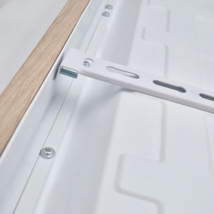 Brilagi - Plafonieră LED pentru baie WOODY FRAME LED/40W/230V 60x60 cm IP44 stejar