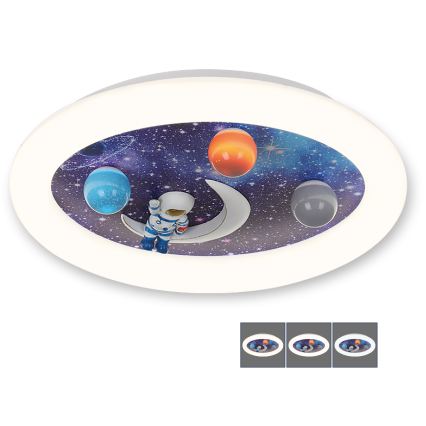 BRILAGI - Plafonieră LED pentru copii ASTRO LED/60W/230V 3000/4500/6000K Ø 51 cm
