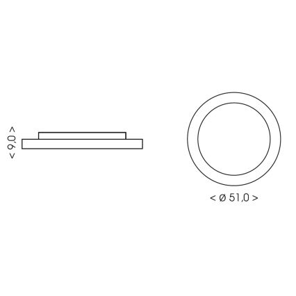 BRILAGI - Plafonieră LED pentru copii ASTRO LED/60W/230V 3000/4500/6000K Ø 51 cm