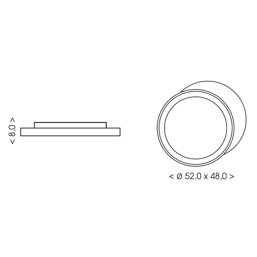 BRILAGI - Plafonieră LED pentru copii ASTRO LED/80W/230V 3000/4500/6000K 48x52 cm