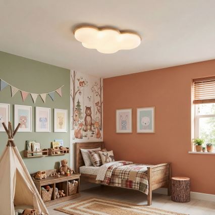 Brilagi - Plafonieră LED pentru copii CLOUD LED/54W/230V albă