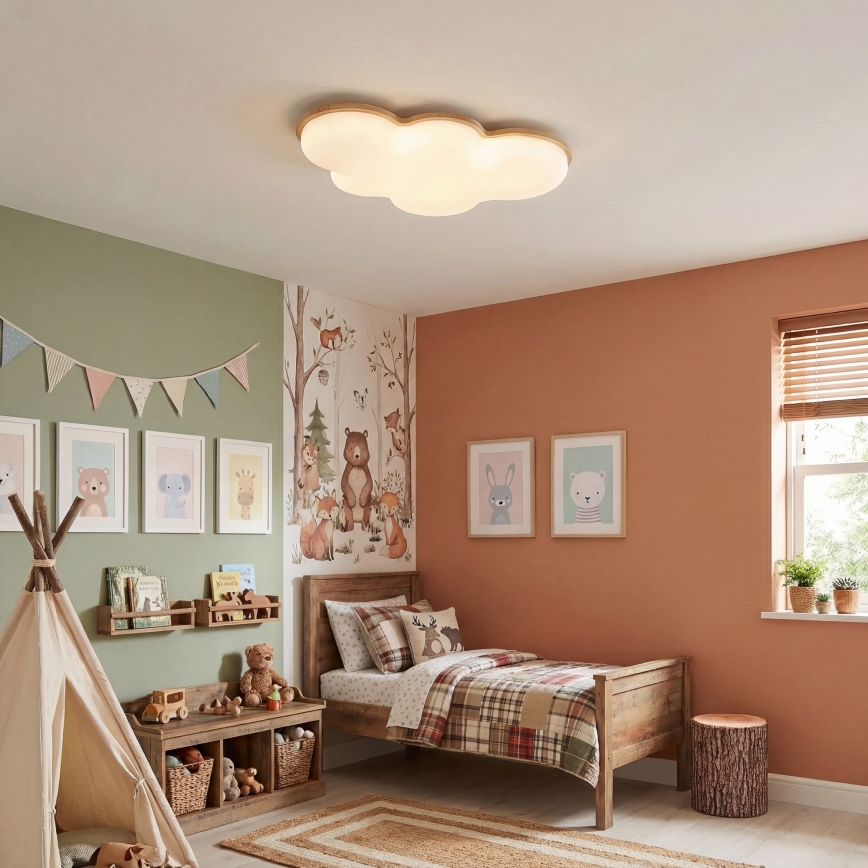 Brilagi - Plafonieră LED pentru copii CLOUD LED/54W/230V albă